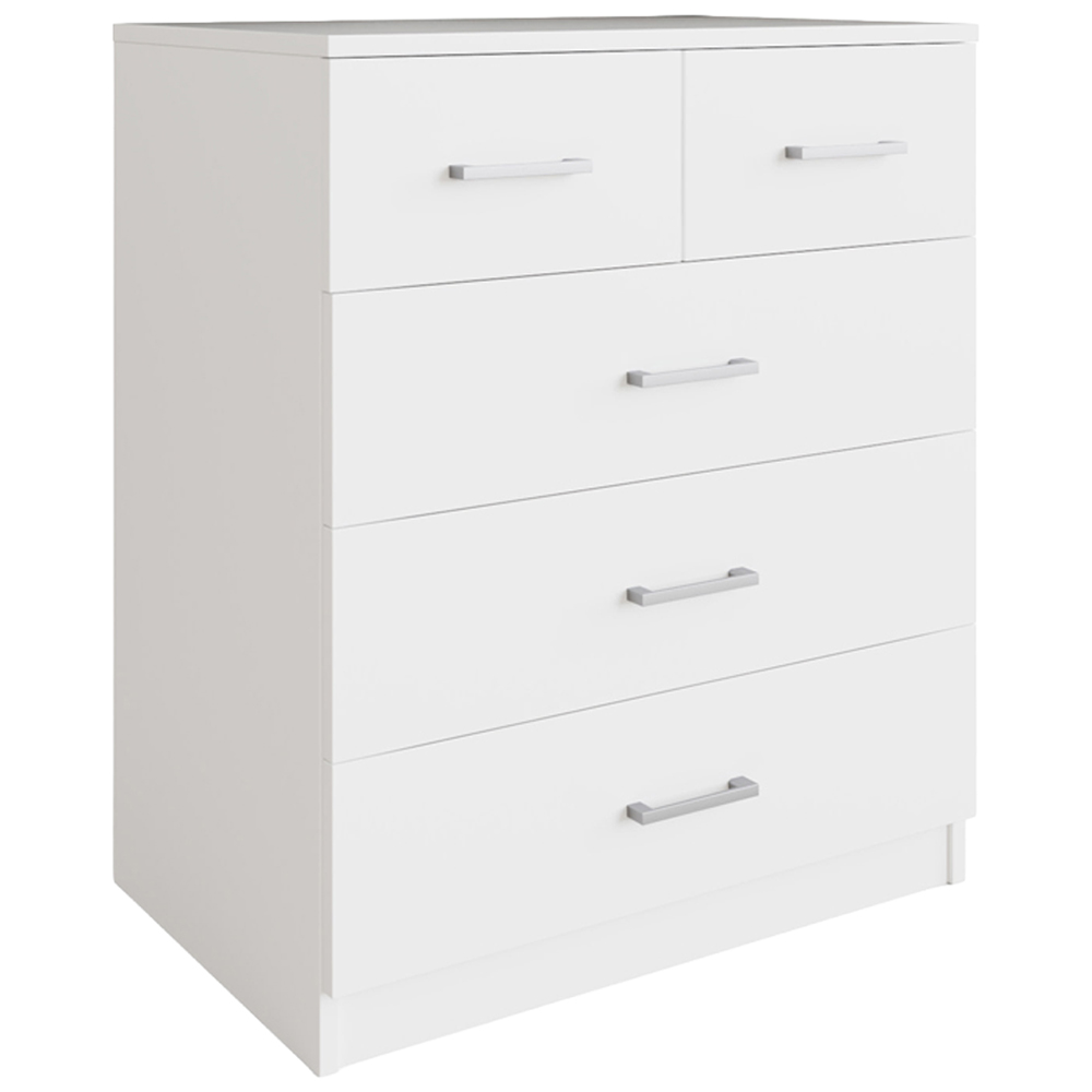 GFW Bailey White 3 Piece Bedroom Furniture Set Image 4