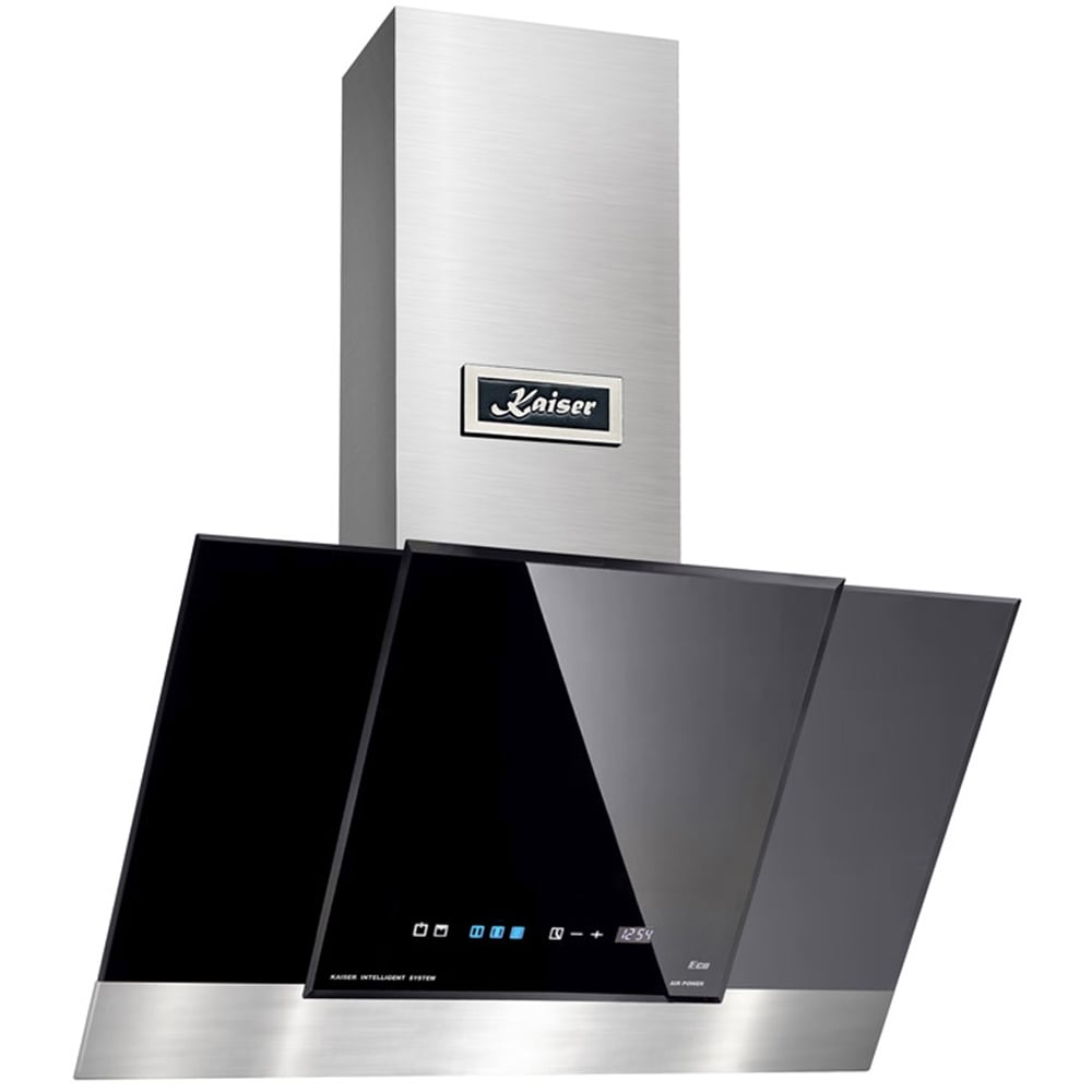Kaiser Grand Chef Black 80cm Eco Cooker Hood Image 1