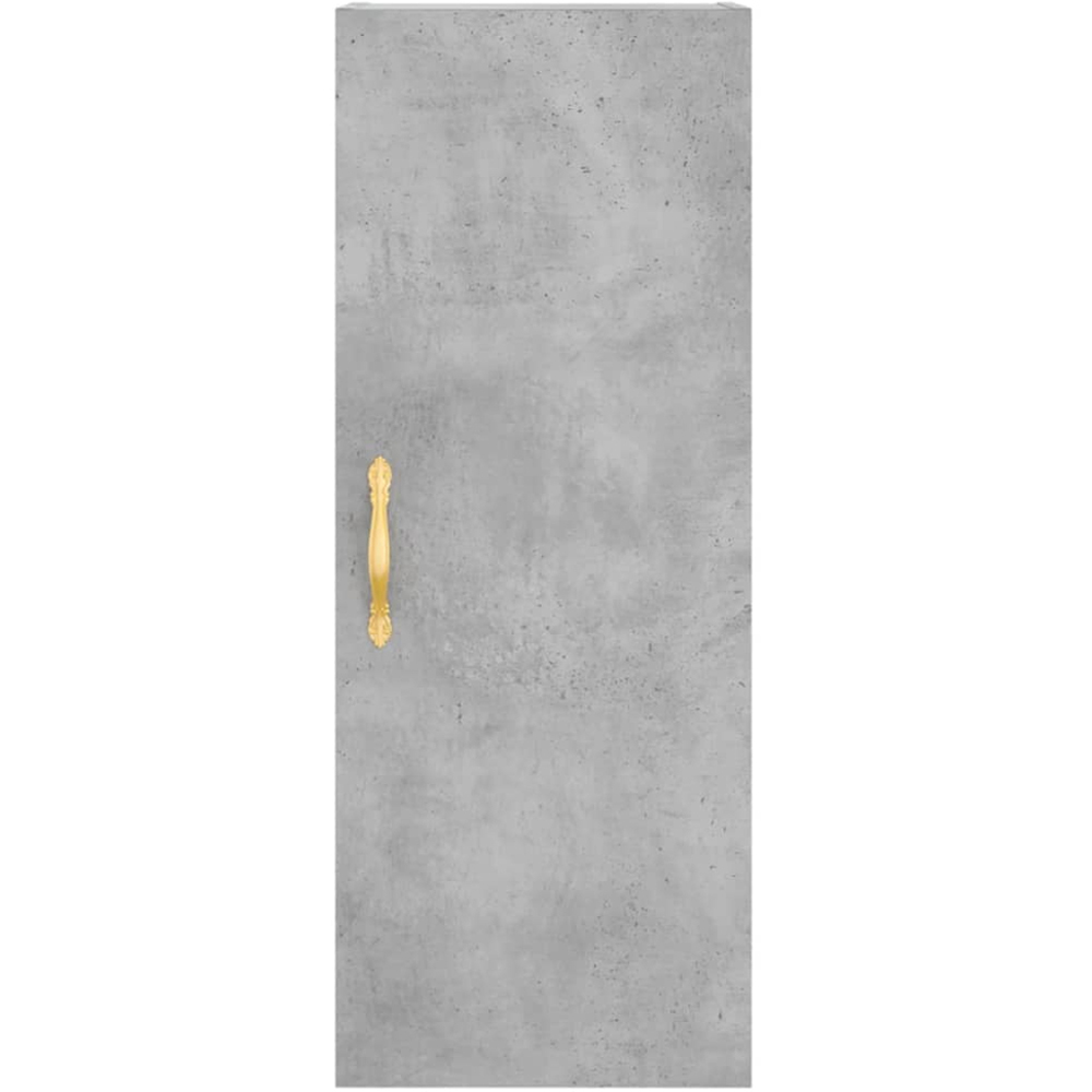 vidaXL Single Door Concrete Grey Wall Mounted Cabinet Image 7