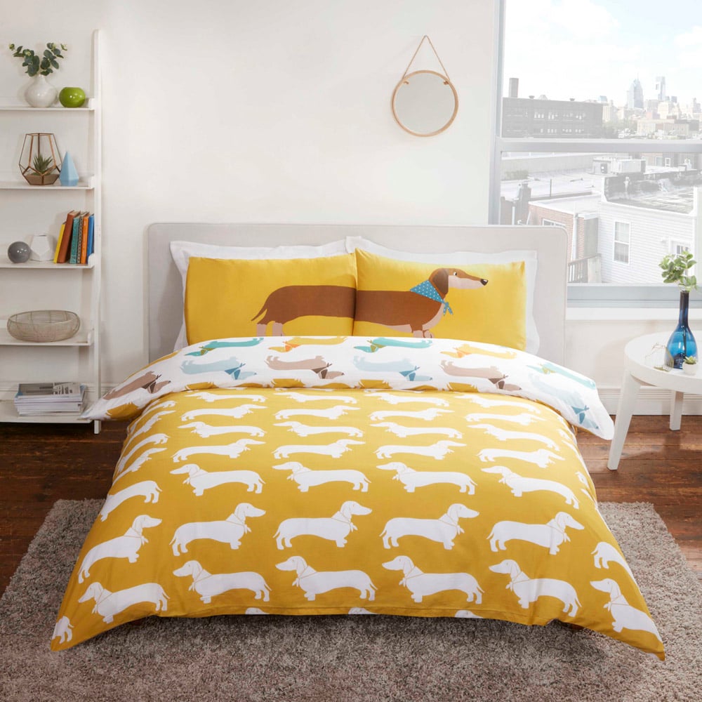 Rapport Home Sausage Dog King Size Multicolour Reversible Duvet Set Image 2