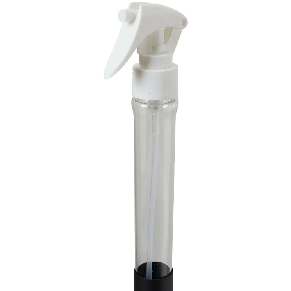 Living and Home 2-in-1 Black Stainless Steel Tissue Roll Holder with Spray Bottle Image 5