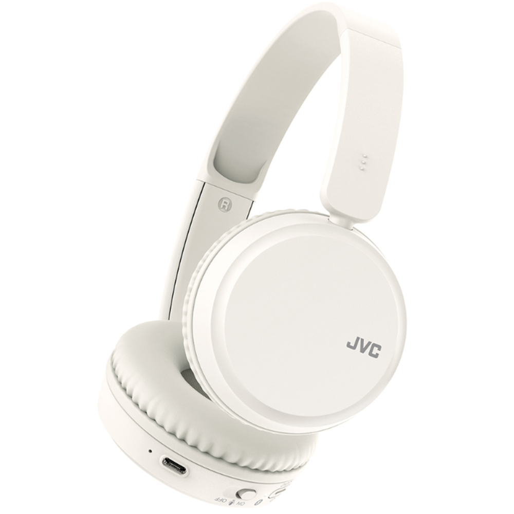 JVC HA-S36W White Foldable Deep Bass Bluetooth Headphone Image 3