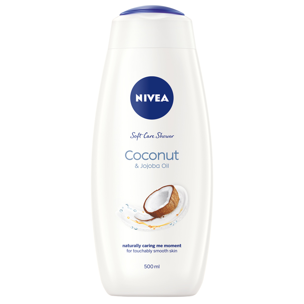 Nivea Coconut and Jojoba Oil Pure Care Shower Cream 500ml Image 1