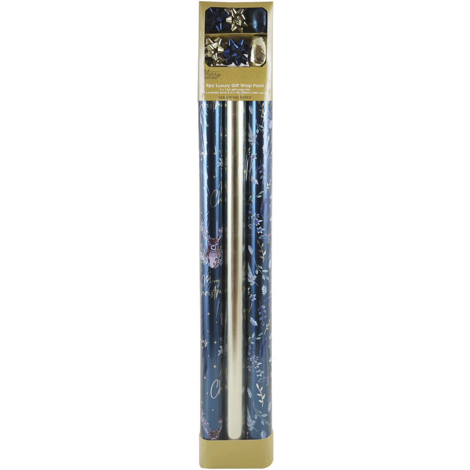 9 Piece Emerald Luxury Gift Wrap - Emerald Image