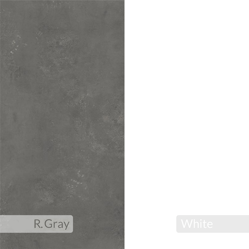 Decortie Nexus 2 Door Single Shelf Retro Grey White Shoe Cabinet Image 7