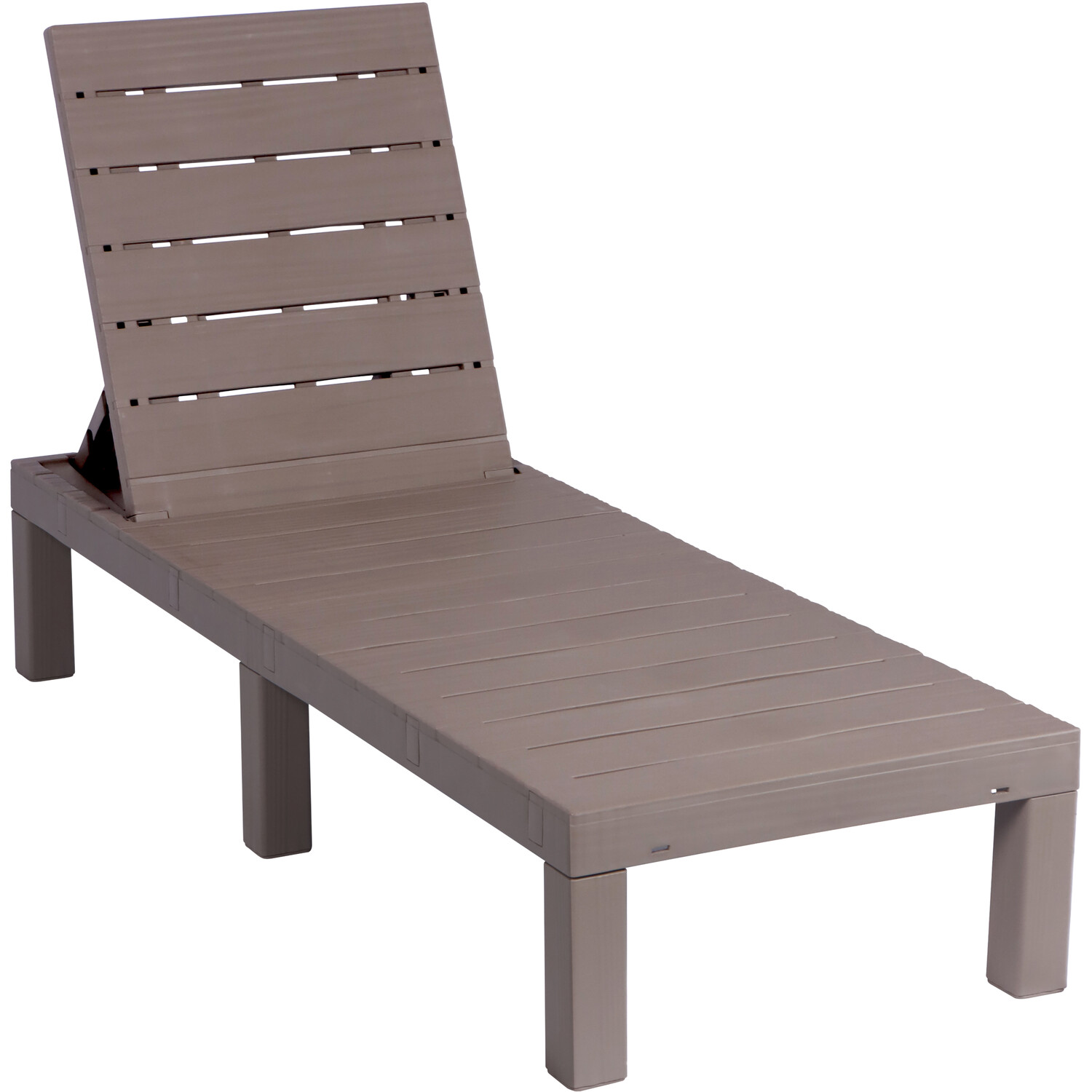 Orlando Sun Lounger Brown Image 4