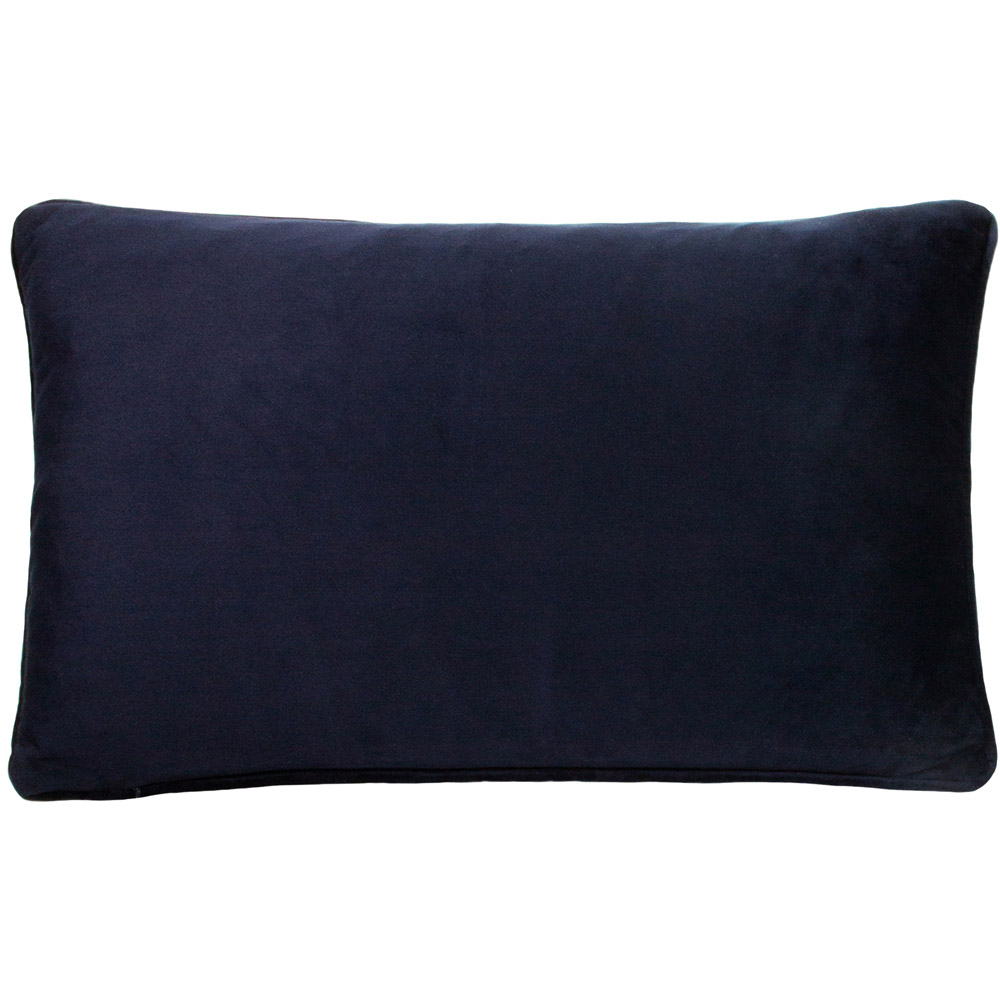 Paoletti Cheetah Forest Navy Velvet Cushion Image 2