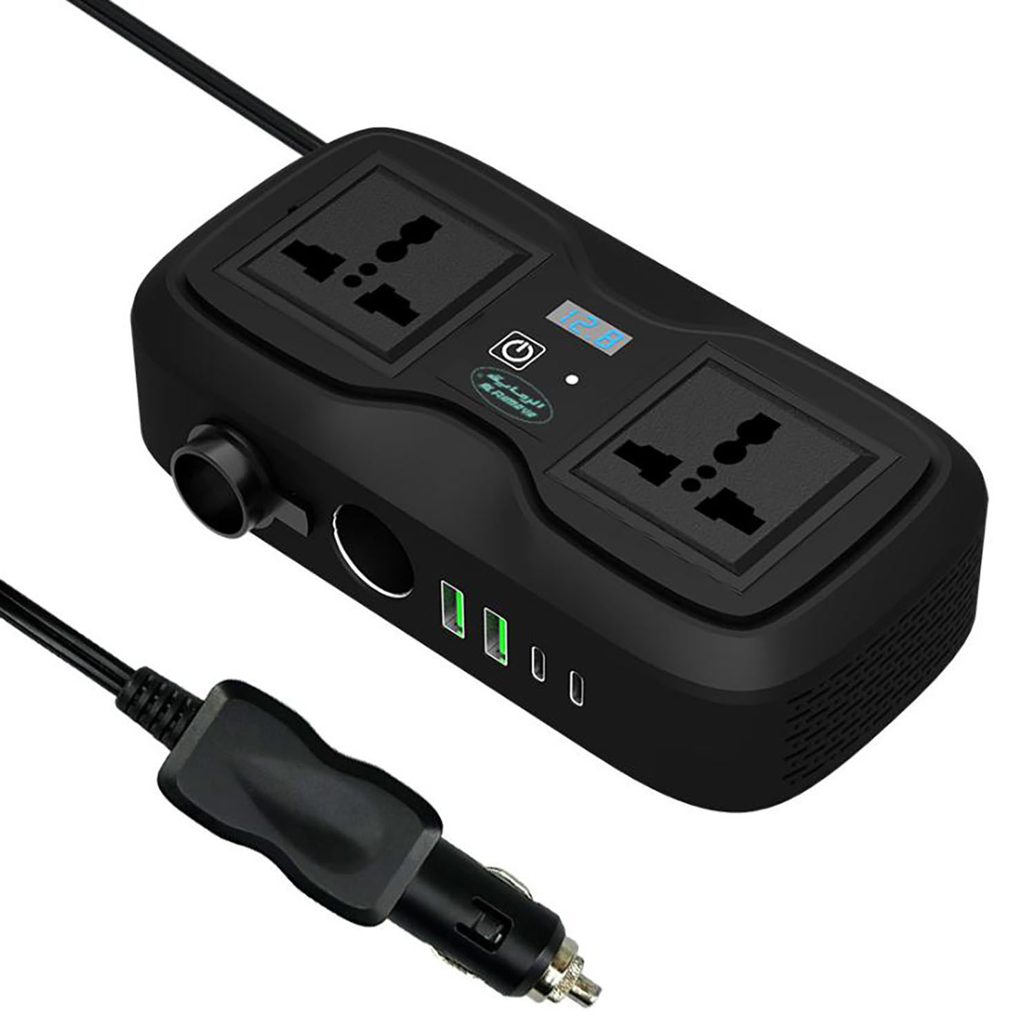 Carkit 12V Power Inverter 200W Black Image