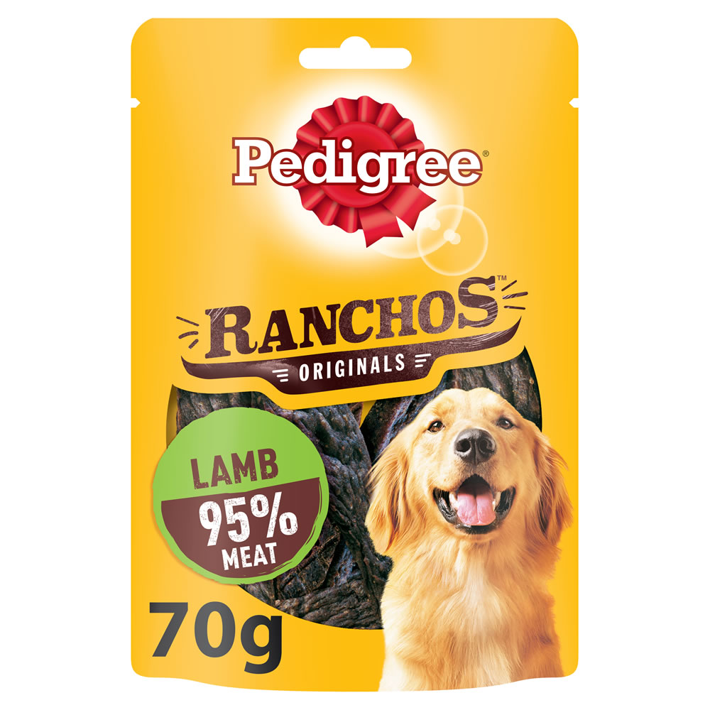 Pedigree Ranchos with Lamb Dog Treats 70g Image 1