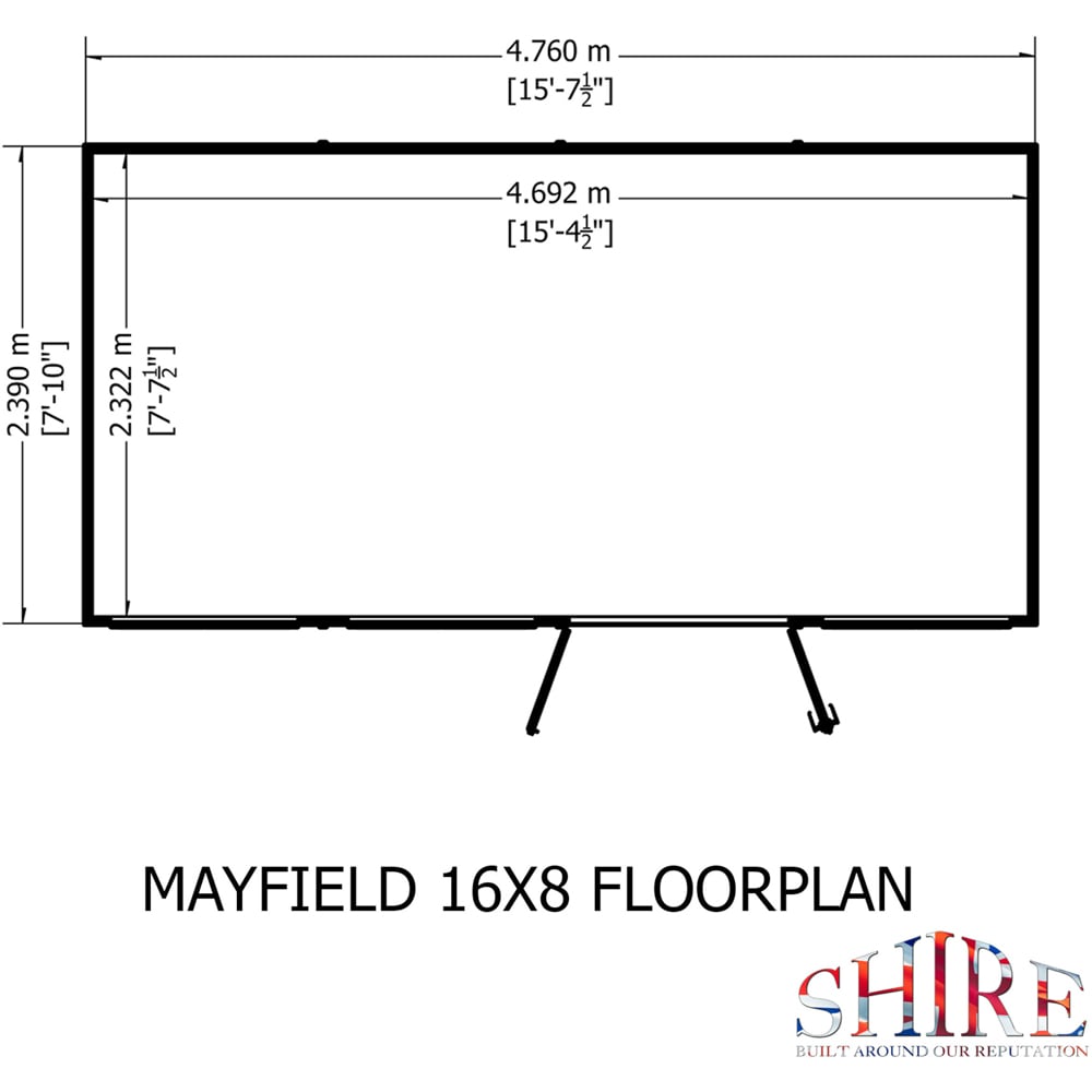 Shire GB Mayfield 16 x 8ft Summerhouse Image 9
