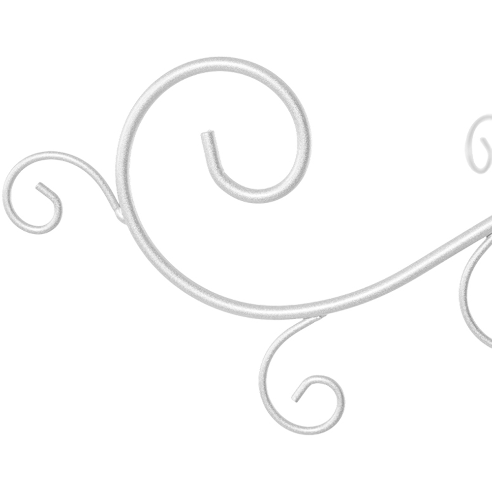 Living and Home White Display Stand Christmas Decoration with Star Top 6ft Image 4