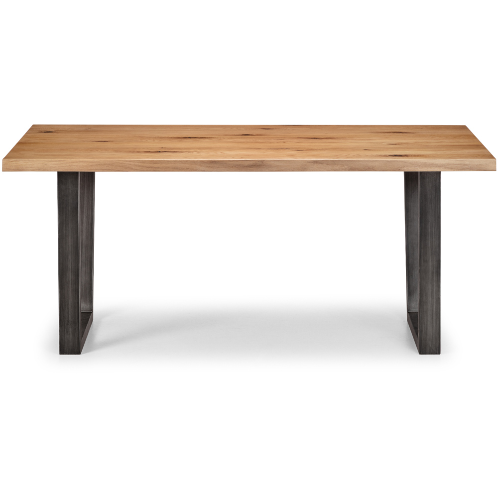 Julian Bowen Brooklyn 6 Seater Dining Table Oak Image 3