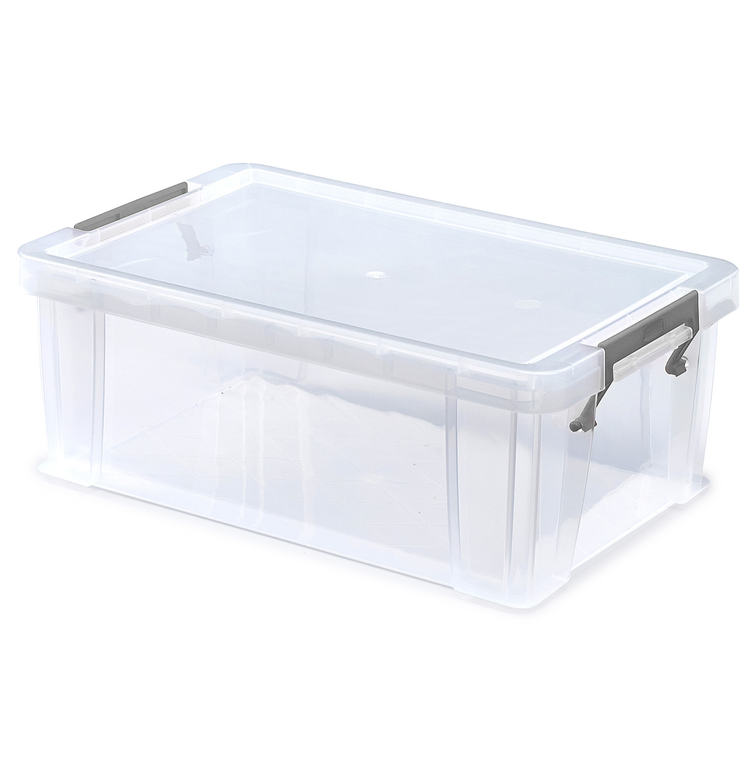 10L Transparent Storage Box with Clip Lid Image