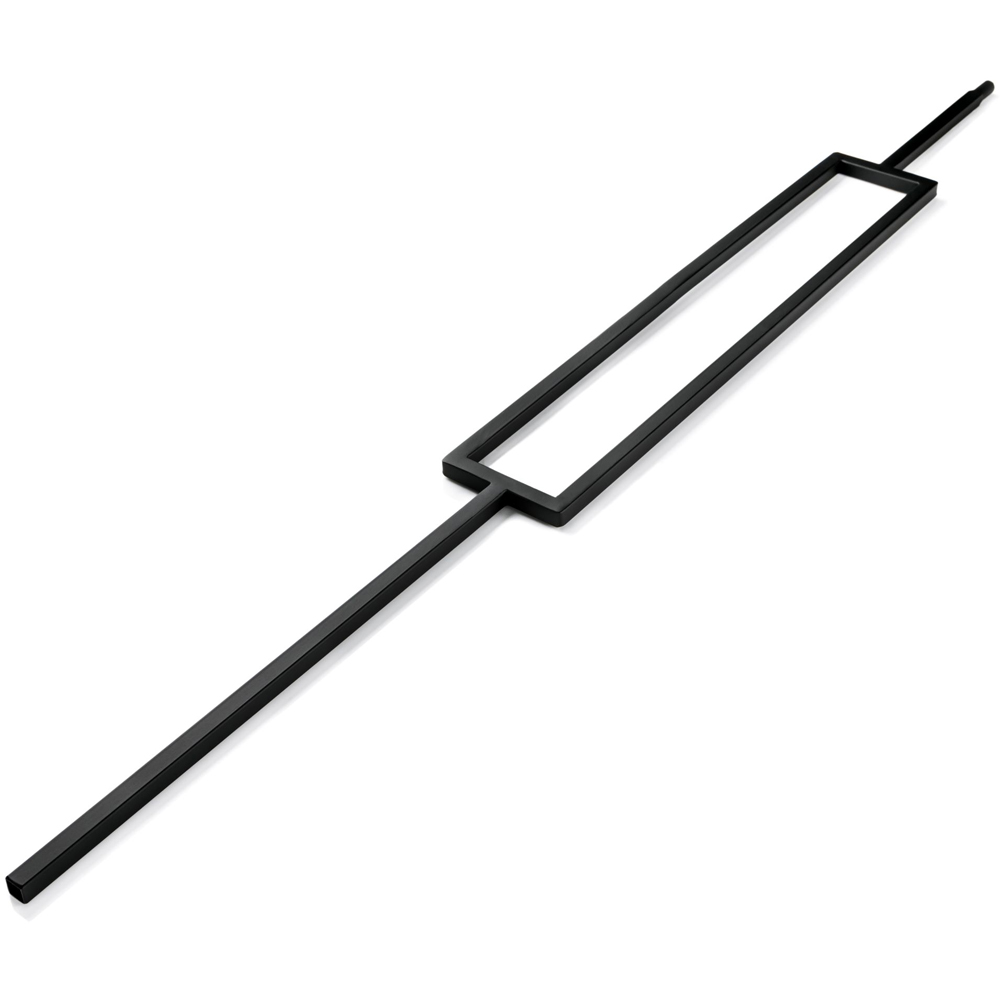 Blueprint Joinery Cambridge Black Metal Rectangular Stair and Landing Baluster 1120 x 13mm 3 Pack Image 1
