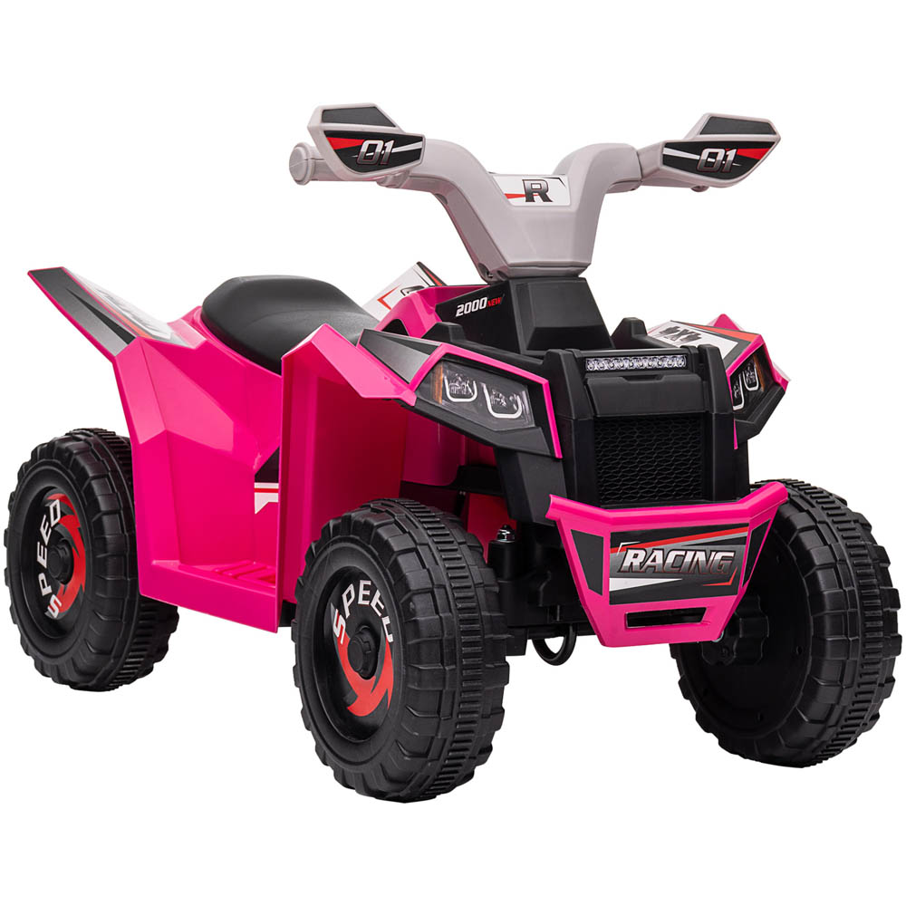 Tommy Toys Toddler Ride On Electric Quad Bike Pink 6V Image 1