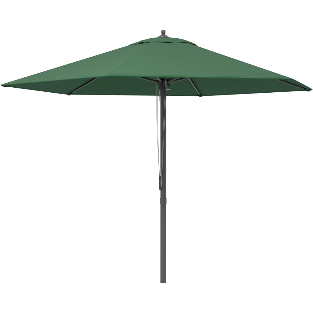 Outsunny Green Manual Push Parasol 2.8m Image 1