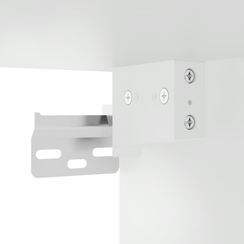 vidaXL 2 Door White Wall Mounted Cabinet Set of 2 Image 9