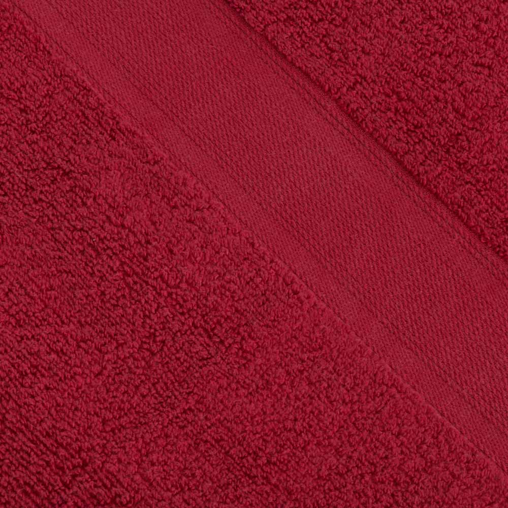 Wilko Supersoft Persian Red Bath Sheet Image 2