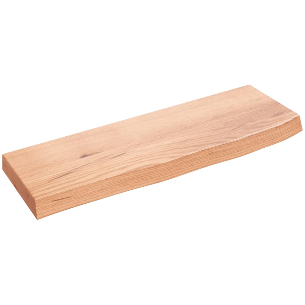 vidaXL 60 x 20 x 4cm Brown Wall Shelf Image 1