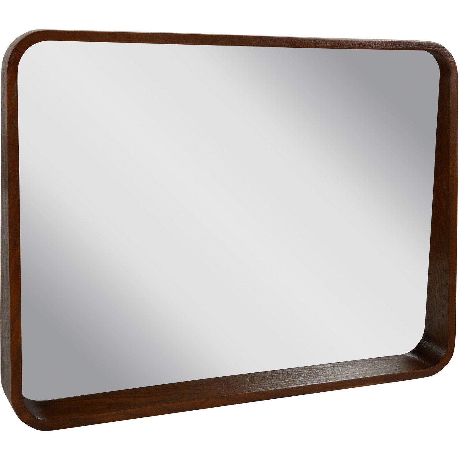 Danbury Deep Framed Mirror - Brown Image 2