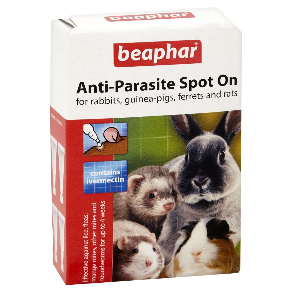 Beaphar 4 pack Small Animal Anti-Parasite Spot On Image