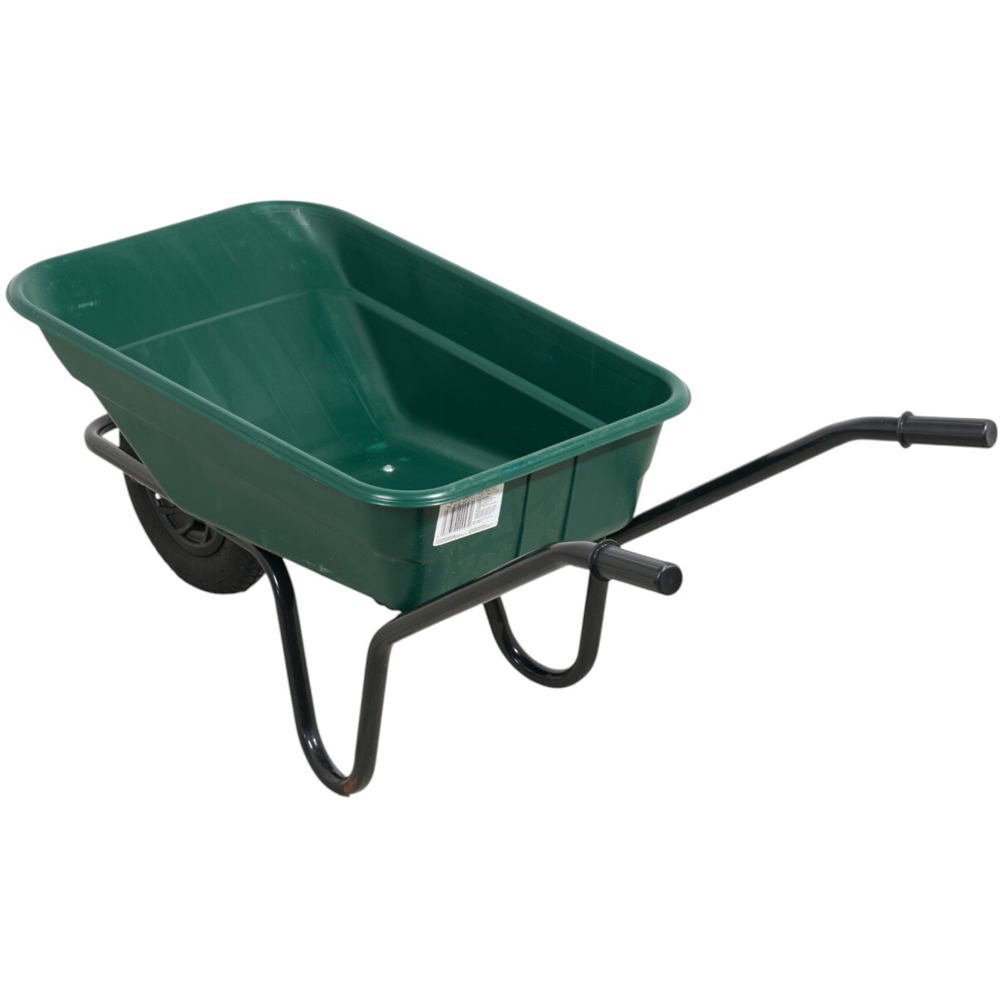 Shire Poly Pneumatic Wheelbarrow Green Image 5