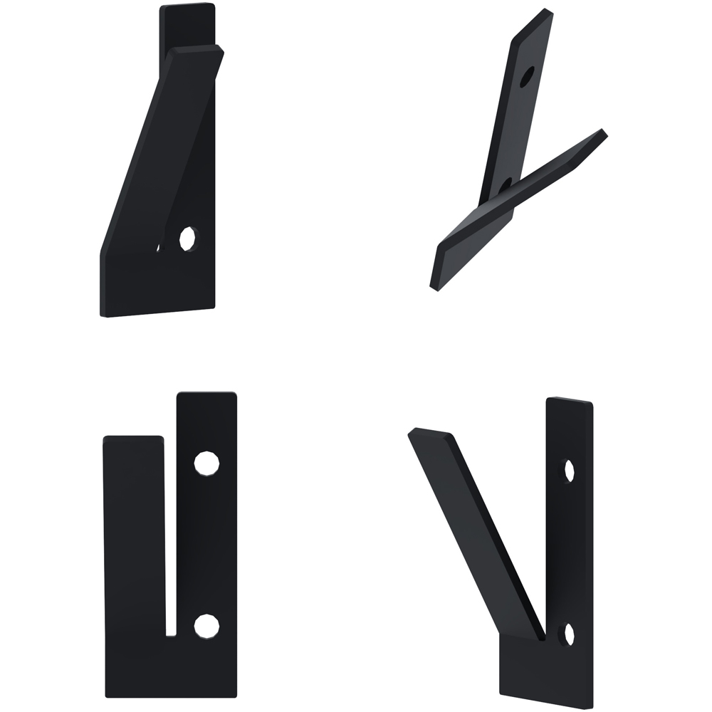 Decortie Nora Metal Hanger Hook Set 3 Pack Image 3