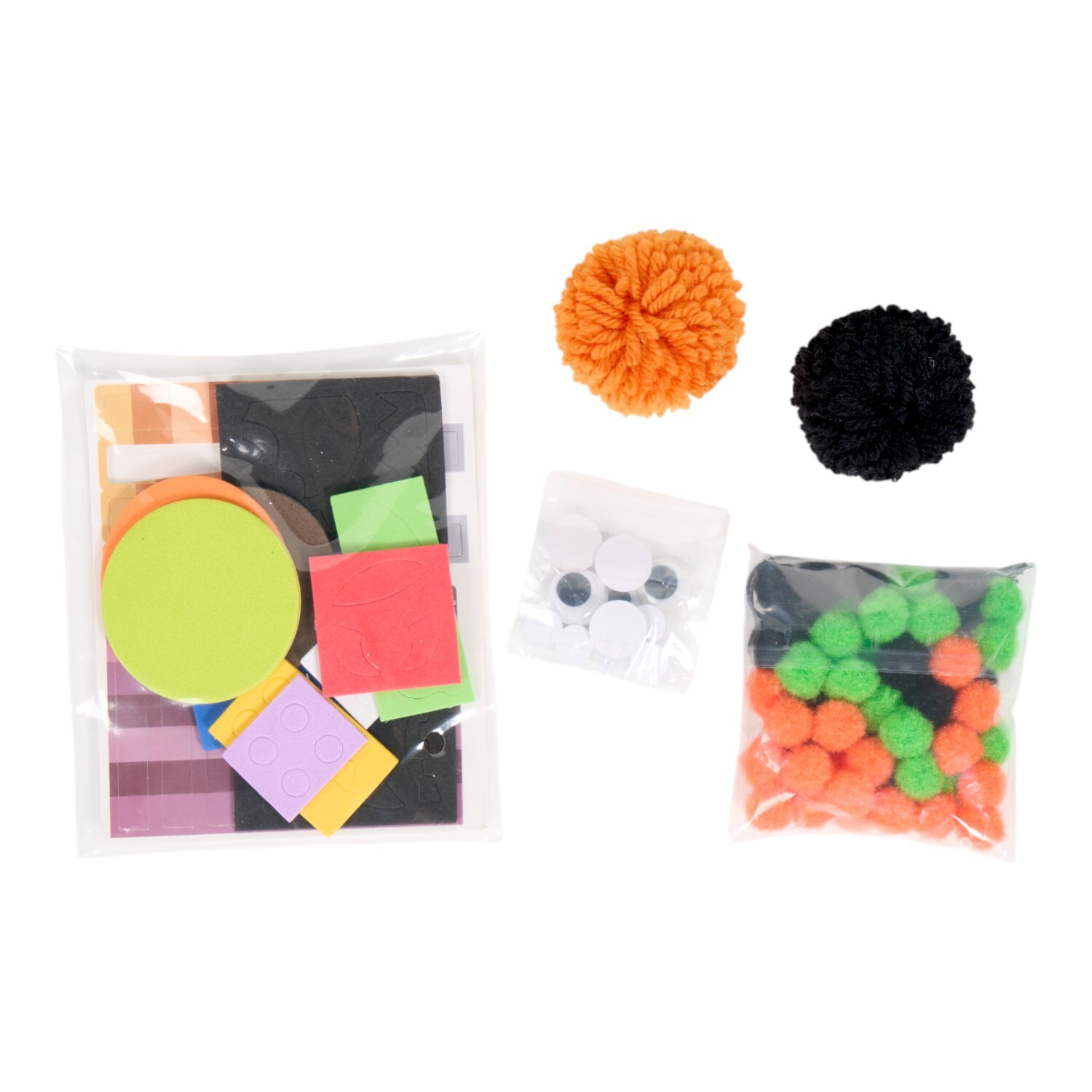 Pack of 6 Make Your Own Pom Pom Characters Image 2