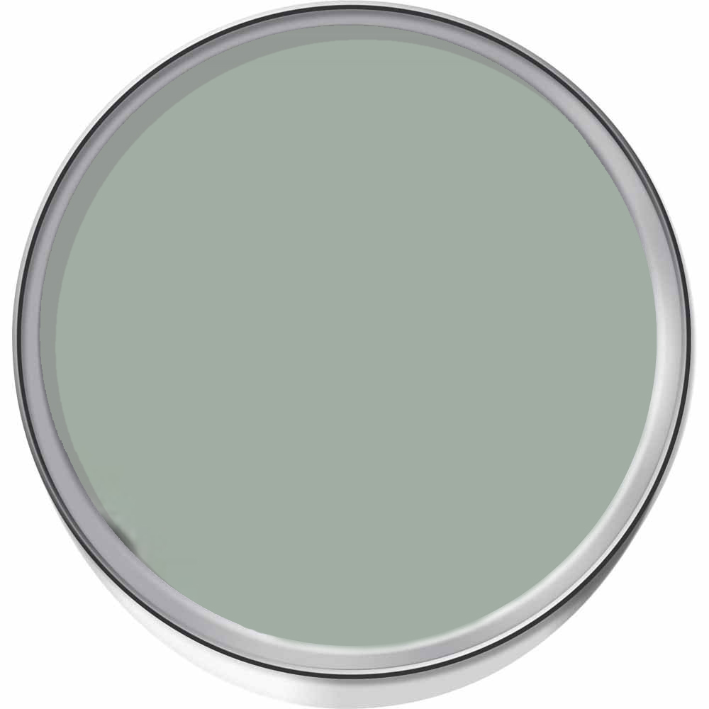 Dulux Heritage Walls and Ceilings Sage Green Velvet Matt Emulsion Paint 1L Image 3