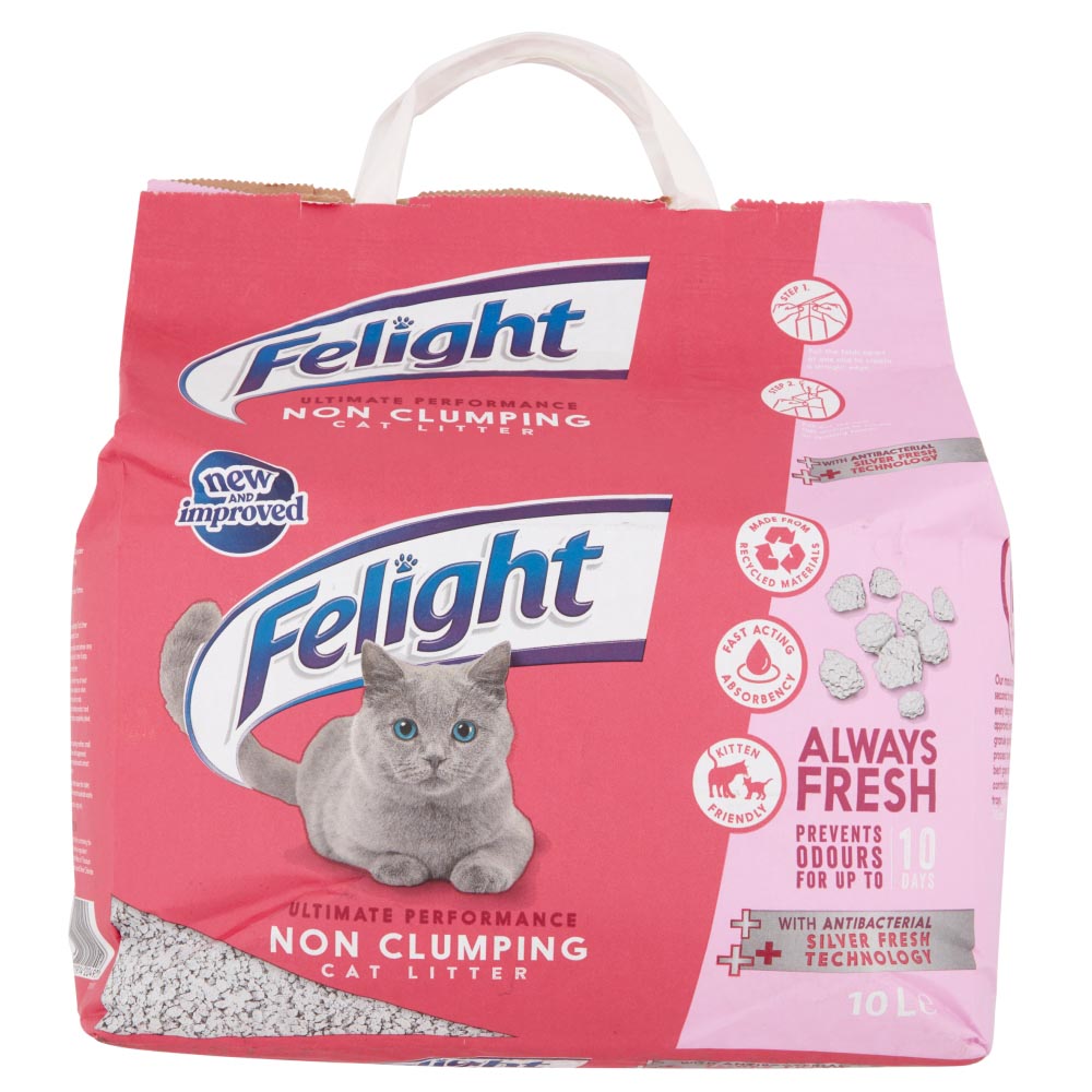 Felight Non Clumping Cat Litter 10L Image 2