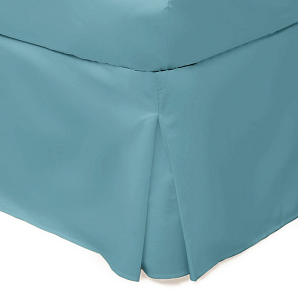 Serene Single Teal Platform Valance Image 2