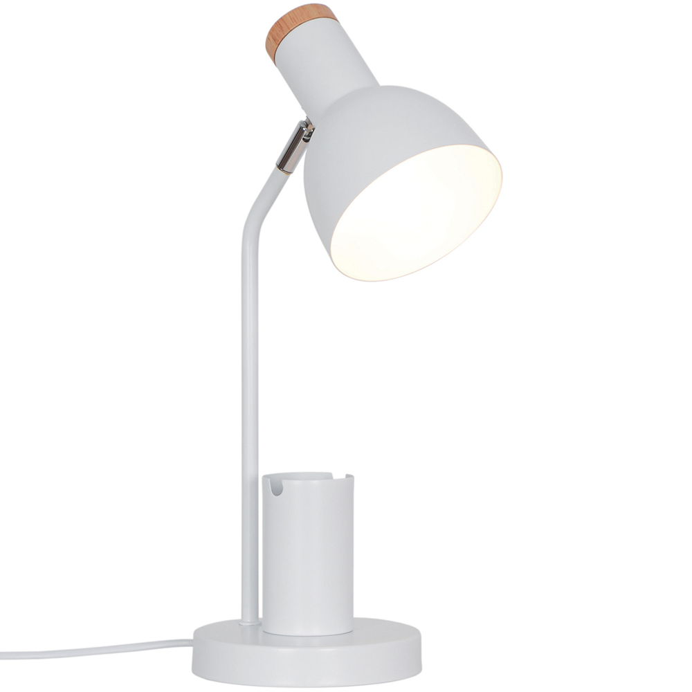 Nordlux Devone E27 White Table Lamp Image 1