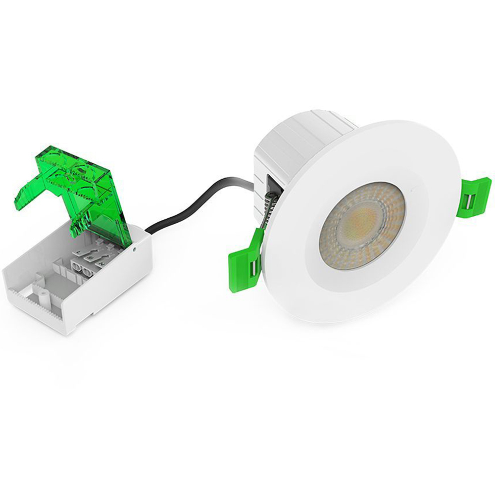 V-TAC 6 Pack 5W and 8W 4 in 1 White Bezel LED Downlight Image 3