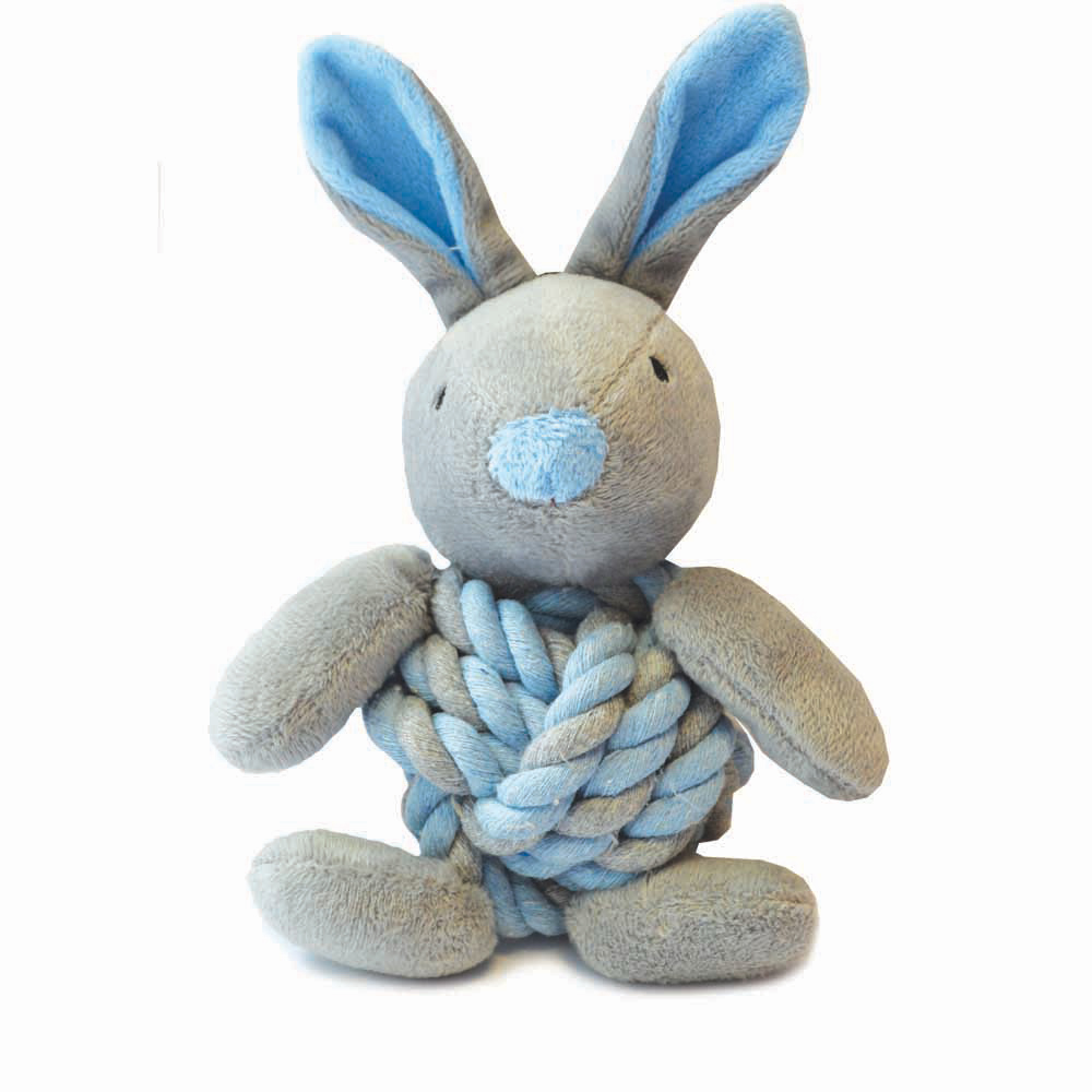 Single Little Rascals Knottie Bunny Puppy Toy in Assorted styles Image 4