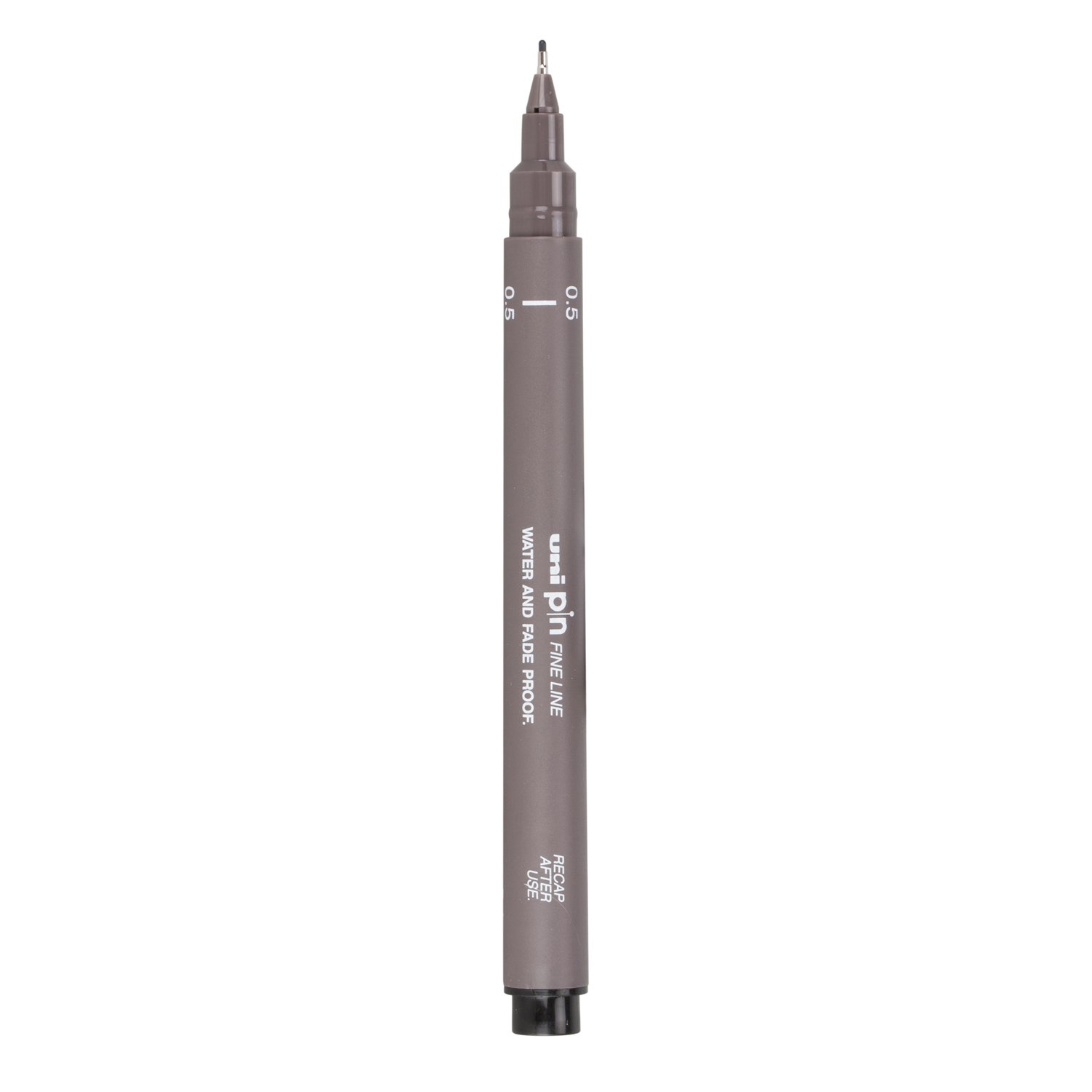 Uni-ball 0.5mm Dark Grey Pin Fine Liner Drawing Pen Image 2