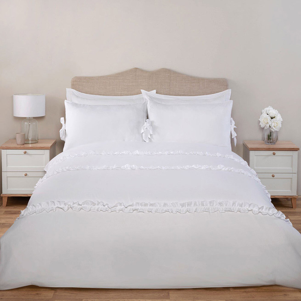 Parisian Duvet Set White King Image 1