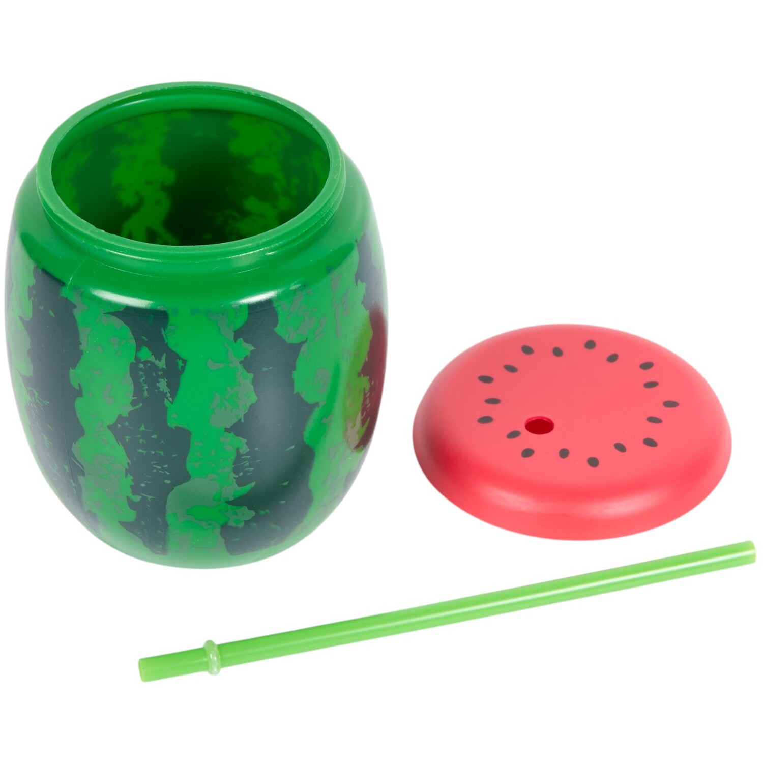 Summer Living Melon Cup with Straw 1L Green Image 3