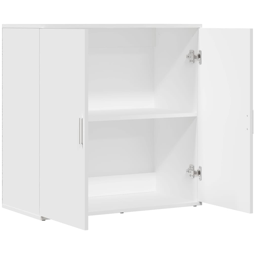 vidaXL 2 Door White Sideboard Image 6