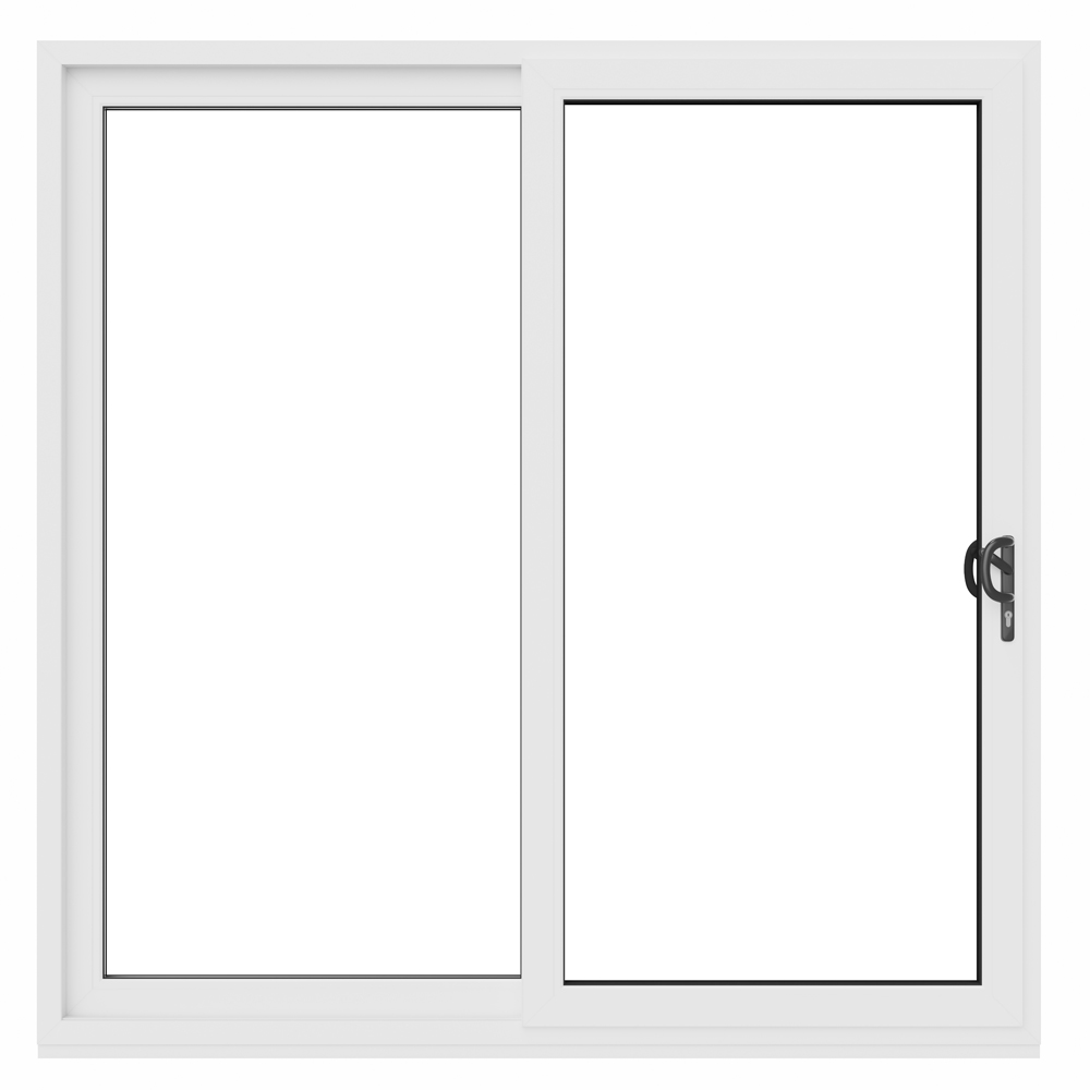 Crystal uPVC Sliding Patio Left to Right Grey White Clear Glass 1490x2090mm Image 3