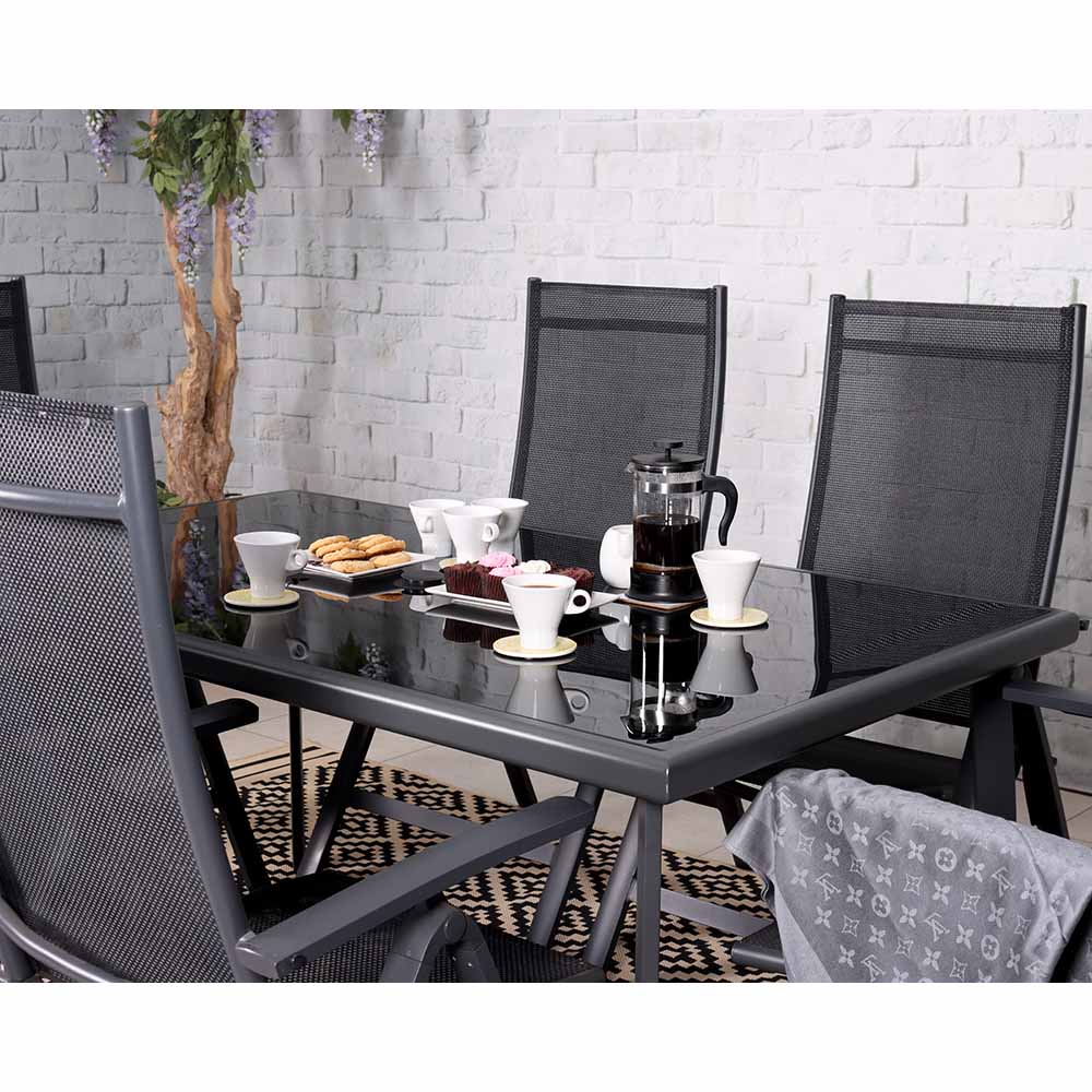 Royalcraft Sorrento 6 Seater Rectangular Recliner Dining Set Image 7