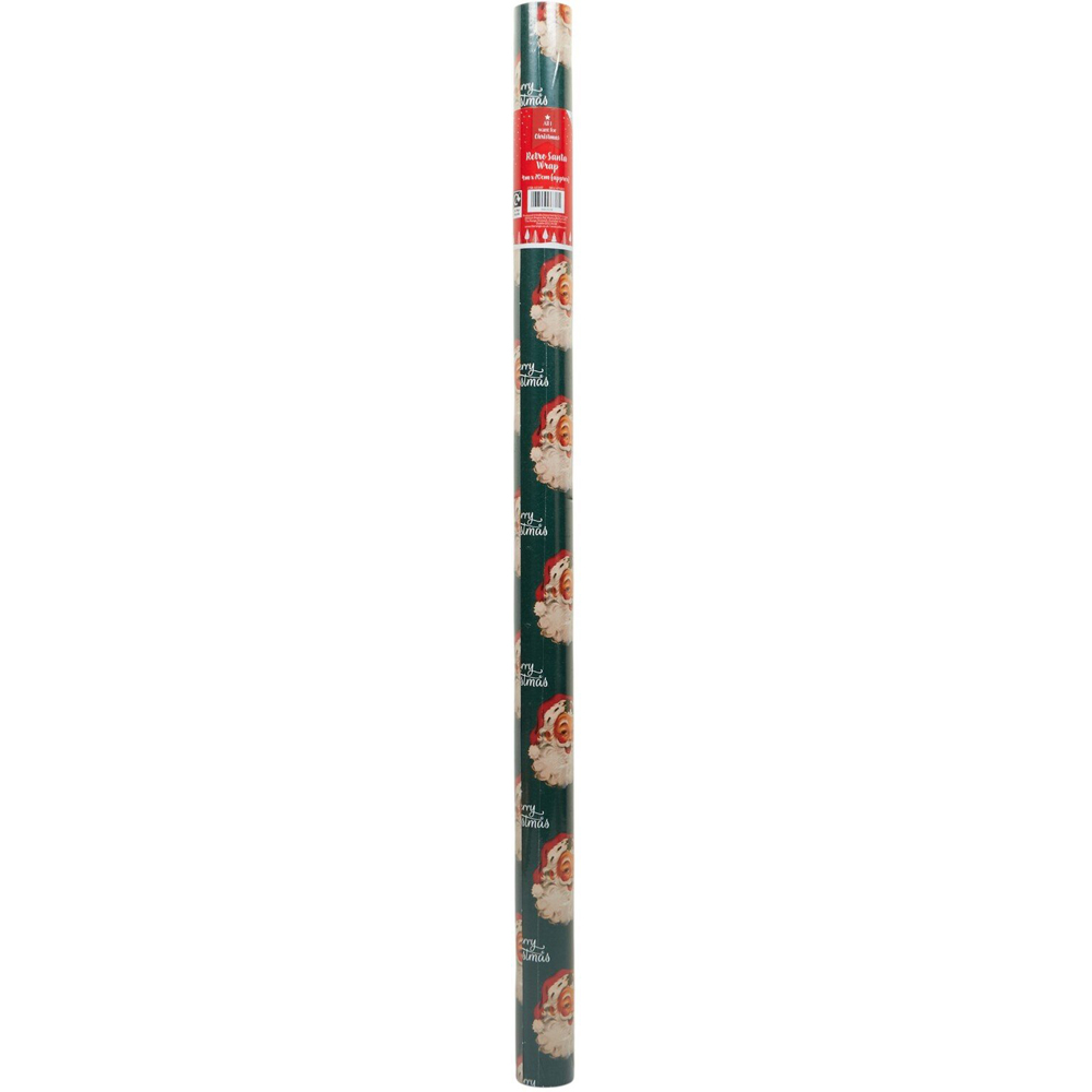 Retro Santa Gift Wrap Image 6