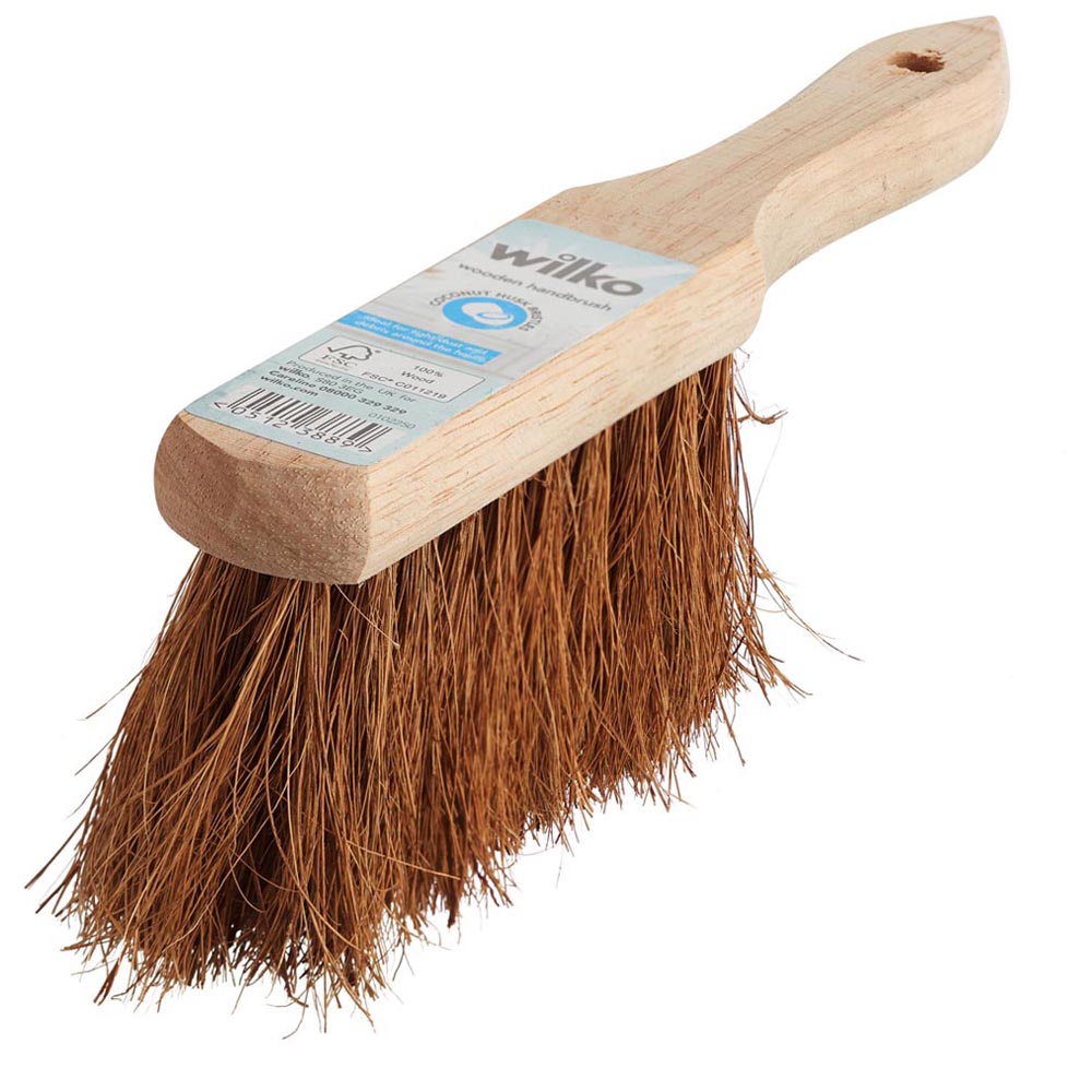 Wilko Soft Coco Wooden Handbrush Image 1