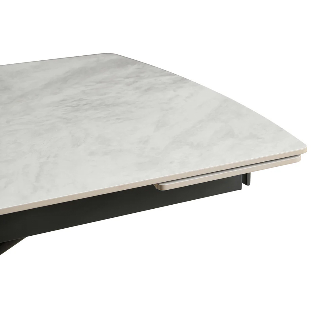 DS Living Kairo 6 Seater Extendable Dining Table Grey Concrete Image 4