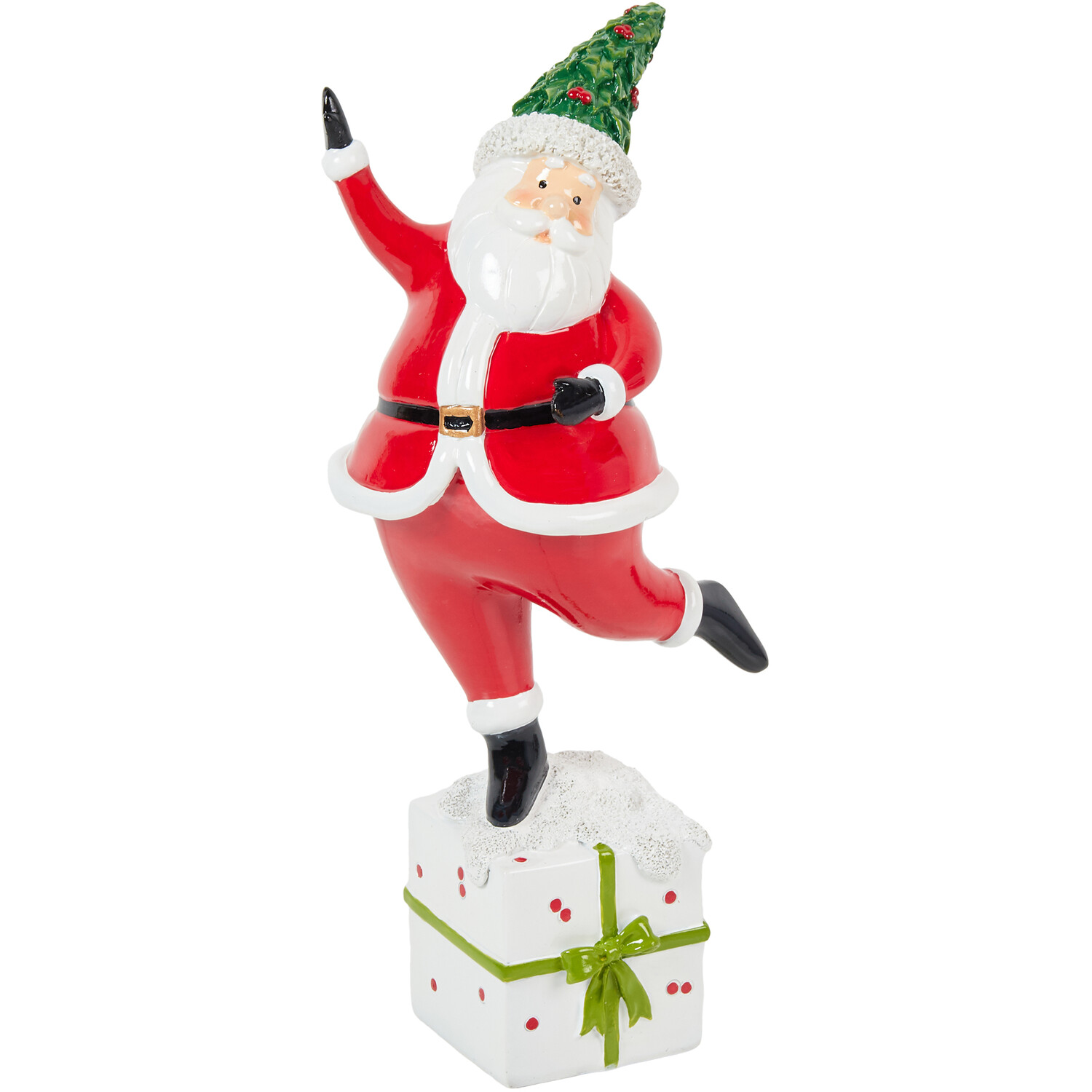 Novelty Santa On Present - Red Image 1