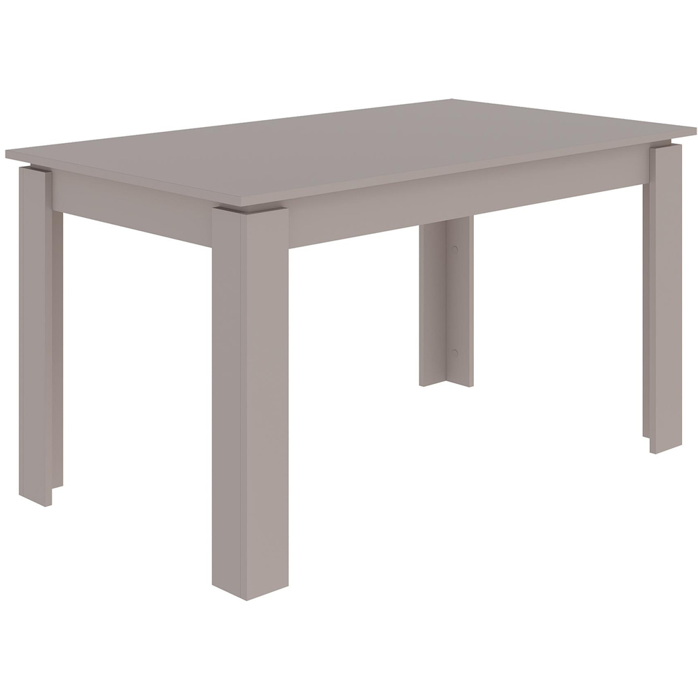 Decortie Tolmen 6 Seater Light Mocha Dining Table Image 2