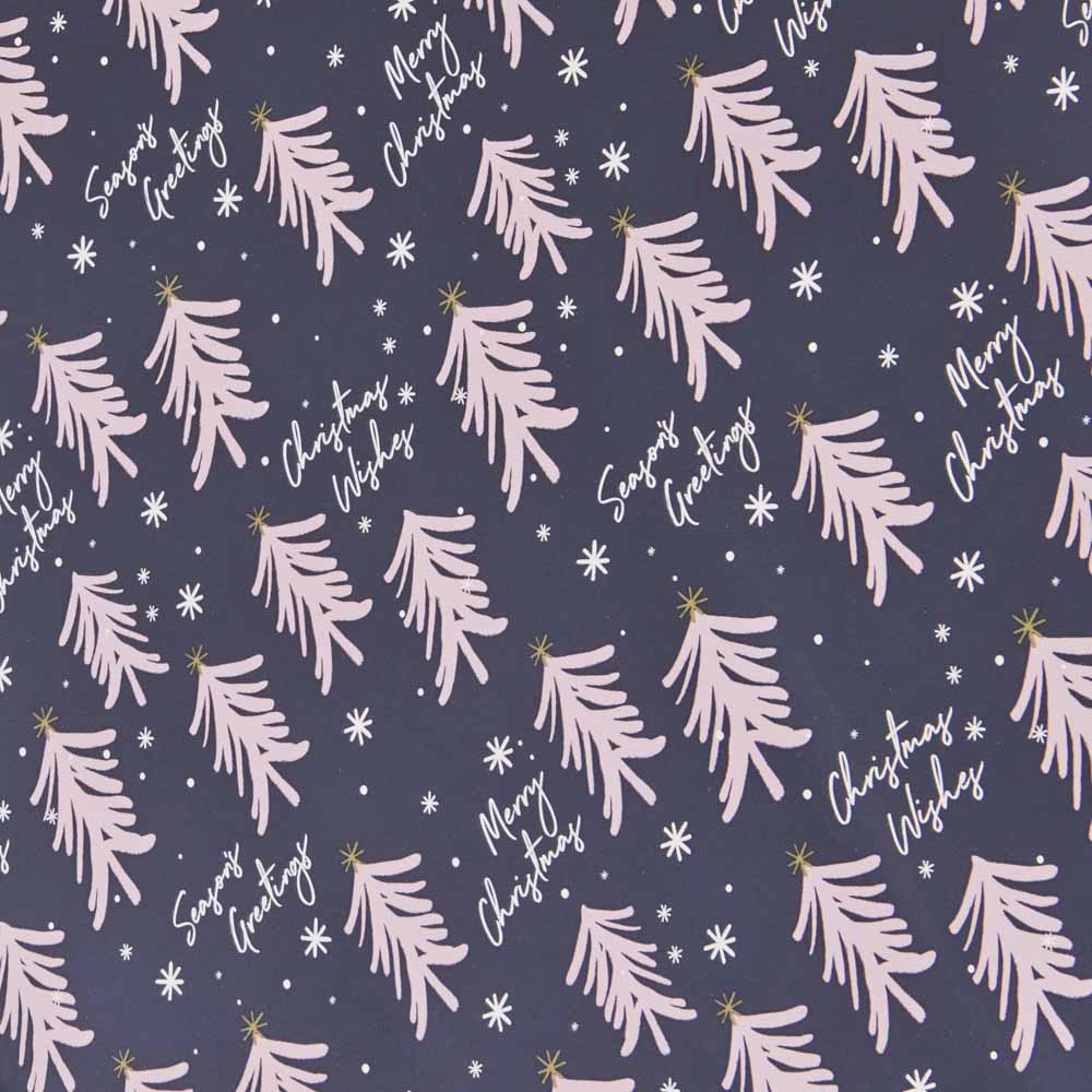 Wilko Christmas Roll Wrapping Paper CK Tree 4m Image 3
