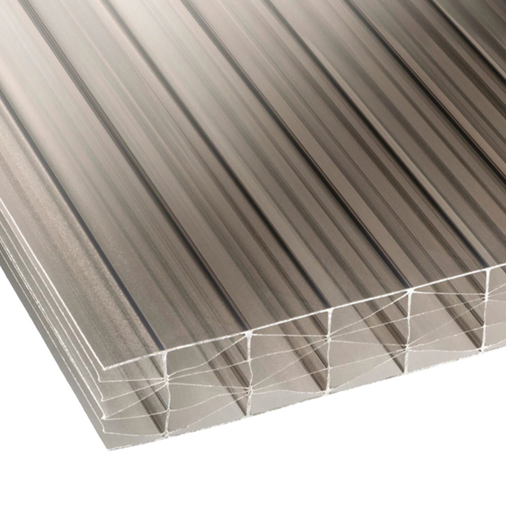 Corotherm Bronze Multiwall Polycarbonate Sheet 3000 x 700 x 25mm Image 1