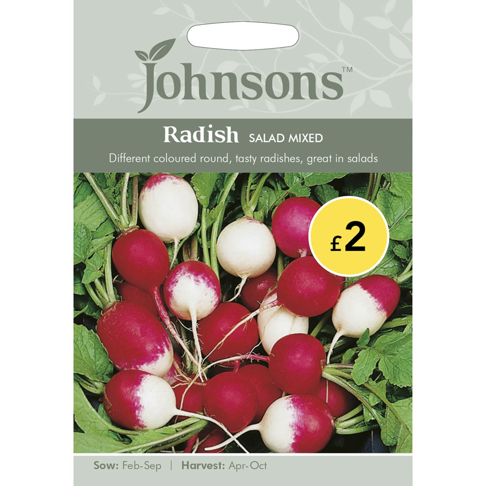 Johnsons Radish Salad Mix Seeds Image 2
