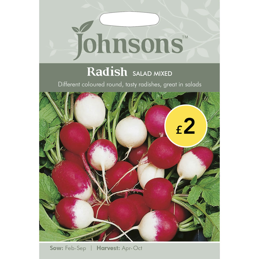 Johnsons Radish Salad Mix Seeds Wilko