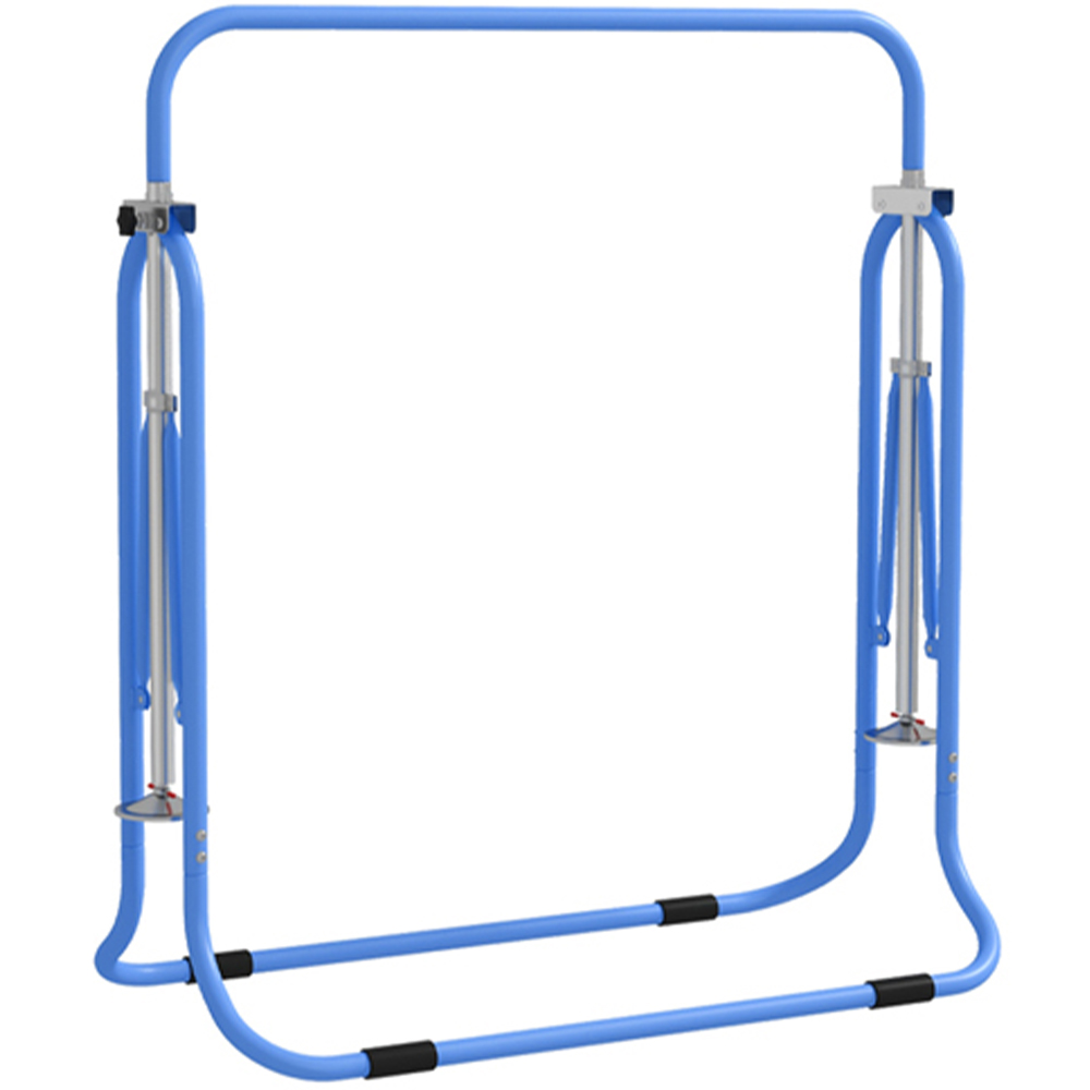 Tommy Toys Kids Blue Height Adjustable Foldable Gymnastic Training Bar Image 1
